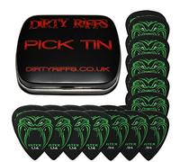 Dunlop - Plettri per chitarra, confezione da 24 pezzi, 8 di ogni dimensione in una pratica scatola di latta