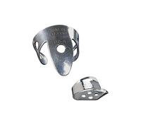 Dunlop Plettri per dita E Pollice, Nichel/Argento, 0.13 mm, Pacco con 5 Pezzi