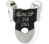 Dunlop Plettri per dita E Pollice, Nichel/Argento, 0.18 mm, Pacco con 5 Pezzi