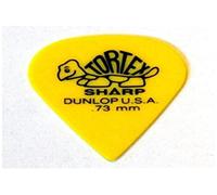 Dunlop Plettri Tortex, 0.73 mm, Affilato, Pacco da 72 Pezzi