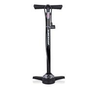 Dunlop Pompa per bicicletta con Manometro 180PSI/ 12Bar, per Valvole Dunlop, Schrader e Francesi, per Materasso Gonfiabile e Palloni, Pompetta Bici, Scooter e Auto