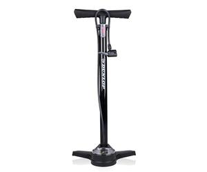 Dunlop Pompa per bicicletta con Manometro 180PSI/ 12Bar, per Valvole Dunlop, Schrader e Francesi, per Materasso Gonfiabile e Palloni, Pompetta Bici, Scooter e Auto