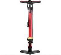 Dunlop Pompa per bicicletta con Manometro - Pompa Bici per Valvole Dunlop, Schrader e Francesi - Pompa per Materasso Gonfiabile e Palloni - Pompetta Bici, Scooter e Auto