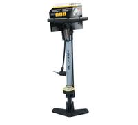 Dunlop Pompa per bicicletta con Manometro - Pompa Bici per Valvole Dunlop, Schrader e Francesi - Pompa per Materasso Gonfiabile e Palloni - Pompetta Bici, Scooter e Auto