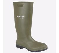 Dunlop Pricemastor Contract Wellington Boots Uomo Verde Slip-On In PVC