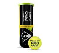 DUNLOP Pro Padel - Padel Balls for Competitions and Tournaments - (1 x 3 Pet)