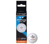 DUNLOP Pro Tour - Palline da ping pong a 2 stelle, confezione da 3