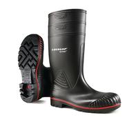 DUNLOP Protective Footwear, A442031, Acifort Heavy Duty Full, Nere/Rouge, Taglia 45 EU