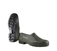 Dunlop Clog Scarpe Verde Impermeabile Slip On Unisex PVC Giardino Wellington