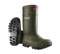 DUNLOP Protective Footwear, C662933, Purofort Thermo+ Full, Verde Scuro/Nere, Taglia 46 EU