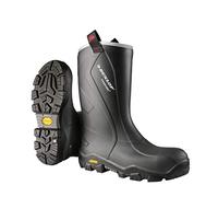 DUNLOP Protective Footwear Purofort+ Reliance Full Safety with Vibram Sole Unisex Adulto Stivali di Gomma, Nero 40 EU
