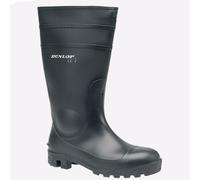 Dunlop Protomastor Uomo Punta Rinforzata Durevole Lavoro Stivali di Gomma Nero