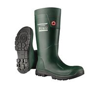 Dunlop Purofort FieldPRO Stivali di Gomma Adulto Unisex (38 EU) (Verde, Nero)