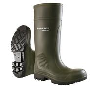 Dunlop Purofort Professional Full Safety Stivali Antinfortunistici, verde scuro