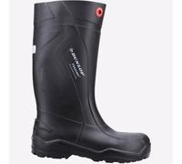 Dunlop Purofort + Professionale Full Safety S5 Stivali Wellington da Uomo Nero