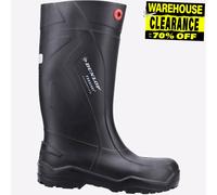 Dunlop Purofort + Professionale Full Safety S5 Stivali Wellington da Uomo Nero