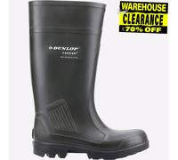 DUNLOP Purofort Professional Full Safety Stivali di Gomma, Verde, EU 37