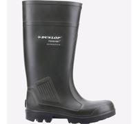 DUNLOP Purofort Professional Full Safety Stivali di Gomma, Verde, EU 37