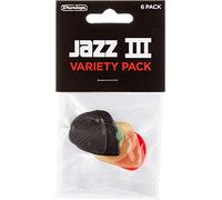 DUNLOP - PVP103 ASSORTIMENTO JAZZ III (BUSTA DA 6 PLETTRI)