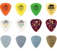 Jim Dunlop Plettri per chitarra acustica PVP112 - Confezione assortita busta da 12 plettri