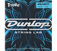 Jim Dunlop RTT45130T Corde per basso 45-130 Robert Trujillo Signature - Muta da 5 Corde Acciaio e Nickel Custom - 45-63T-80T-102T-130