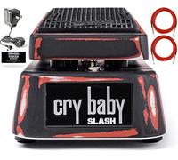 Dunlop SC95 Slash Cry Baby Classic Wah Pedal Bundle con 2 cavi per strumenti e alimentatore Dunlop ECB003