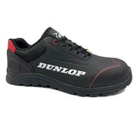 Dunlop Scarpa antinfortunistica Matt Black S3, microfibra + TPU, punta in fibra di vetro, ESD, 42 EU