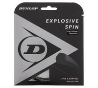 DUNLOP Set di Corde da Tennis Explosive Spin 17g/1.25mm, 12m, Black
