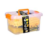 Dunlop Set di Pulizia per Auto, per Interni ed Esterni, con spazzole