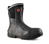 DUNLOP Snugboot Stivali da pioggia per uomo e donna con puntale di sicurezza in composito antracite, impermeabili, leggeri e resistenti 37-48 EU