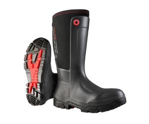 DUNLOP Snugboot Stivali da pioggia per uomo e donna con puntale di sicurezza in composito antracite, impermeabili, leggeri e resistenti