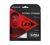 Dunlop Sports Iconica Corda Power Squash, Set 18g/1.10mm, 10m