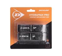 Dunlop Sports Impugnatura di Ricambio Hydromax PRO Squash, Nera (Confezione da 2)