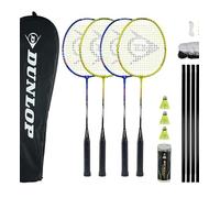 Dunlop Sports Nitro-Star SSX 1.0-4 giocatori Badminton Set con rete