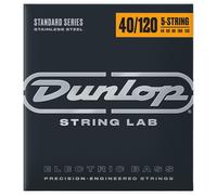 Jim Dunlop DBS40120 Corde per basso in acciaio INOX, luce, .040 - .120, Chiaro, a 5 corde