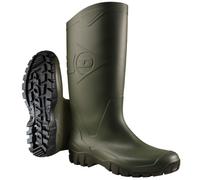 Dunlop stivali da lavoro verdi tg.39 in pvc senza puntale impermeabili