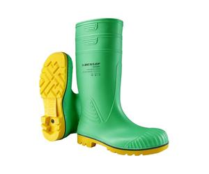 Dunlop - Stivali di sicurezza Dunlop Acifort HazGuard ESD, colore: Verde, Verde Nero Giallo, 45 EU