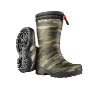 DUNLOP Stivali invernali per bambini Blizzard Camouflage, verde, 34 EU