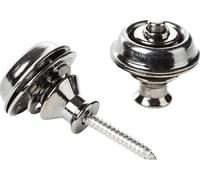 Jim Dunlop 04505622 Straplok Doppio Design, Nichel Nero