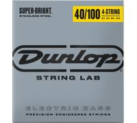Jim Dunlop DBSBS 40-100 - Corda per basso Super Bright Stainless Steel, misura: light, set da 4