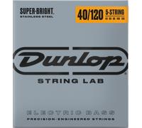 Jim Dunlop DBSBS 40-120 - Corda per basso Super Bright Stainless Steel, misura: light, set da 5