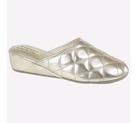 Dunlop Sybil Mule Comfort Invernali Donna Trapuntate Oro