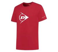 DUNLOP T-Shirt Essentials, Rosso Scuro, L