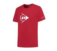 DUNLOP T-Shirt per Bambini Essentials, Rosso Scuro, 164