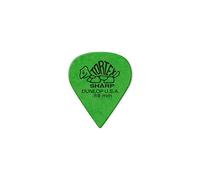 Dunlop 412P (12pz) Plettri Tortex 'sharp' Green .88mm