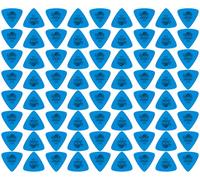 Dunlop 431R1.0 - Set di 72 Plettri per chitarra blu
