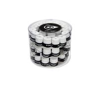 Dunlop Tour-Dry overgrip Vaso da 60 Pezzi, Colore: Bianco