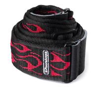 Dunlop Tracolla chitarra D38 SERIES Classic Flambe red D3811RD