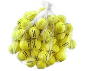 Dunlop Training Palline da Tennis, Sacca Ricarica, Giallo, 60 pezzi