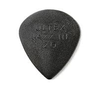Dunlop Ultex Jazz III Plettri, 2 mm, Nero, 6 Pezzi